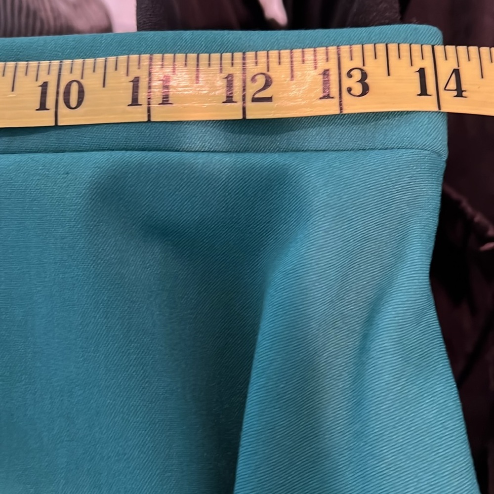Teal circle skirt sz S - Picture 5 of 6